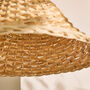 Two Tone Rattan Bell Ceiling Shade, thumbnail 4 of 4