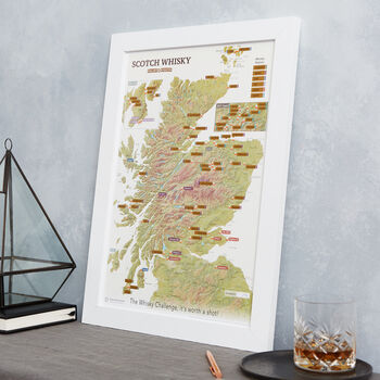 Personalised Scratch Off Whisky Distilleries Print, 8 of 11