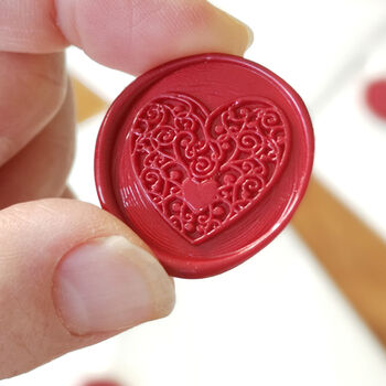 Red Heart Wax Seal Self Adhesive, 3 of 7