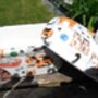 Lidded Butterdish In Cats And Kittens Design, thumbnail 5 of 7