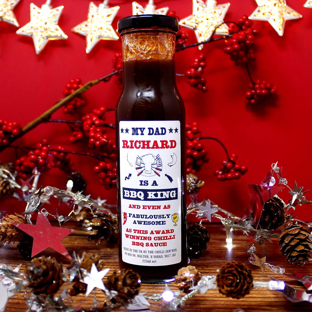 'Bbq King / Queen' Personalised Chilli Sauce, 1 of 5