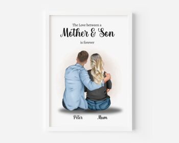 Personalised Mother And Son Print Gift For Mum, 2 of 9