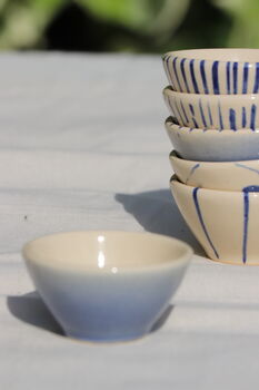 Blue Ombre Ceramic Pinch Pot, 3 of 4