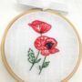 Poppy Embroidery Kit, thumbnail 1 of 12