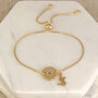 Gold Plated Capricorn Zodiac Bracelet, thumbnail 1 of 7