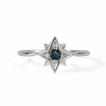 Guiding North Star Ring In Sterling Silver, 4 of 12