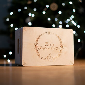 Personalised Christmas Eve Box With Angel Design, 2 of 6