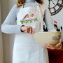 Personalised Robin Christmas Apron, thumbnail 8 of 8