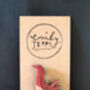 Coral Bird Brooch, thumbnail 2 of 2