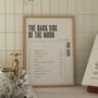 Custom Music Album Print Song List Gift, thumbnail 1 of 6