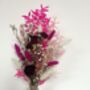 Pink Dried Flower Posy With Jar, thumbnail 4 of 7
