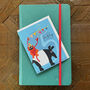 Mini Tapir And Lemur 5th Birthday Card, thumbnail 4 of 4