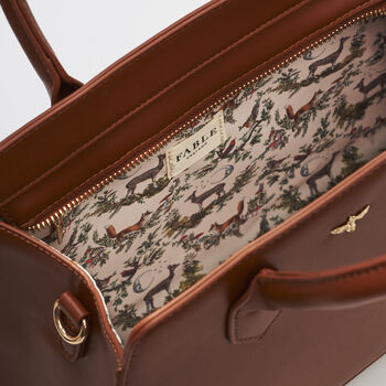 Botanical Pumpkin Tan Tote, 9 of 9