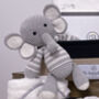 Love Is Love Signature Hand Knitted Elmer Elephant, thumbnail 1 of 2