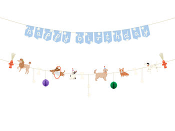 Puppy Party Happy Birthday Banner, 2 of 2