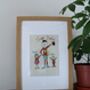 Personalised Super Dad Framed Embroidery Picture, thumbnail 1 of 2
