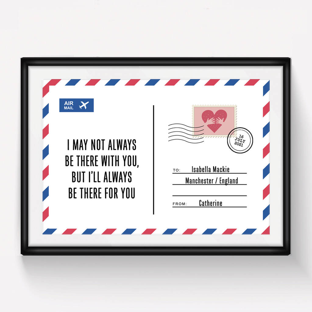 Personalised Postcard Print By Of Life & Lemons