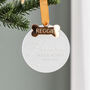 Pets Acrylic Hanging Decoration With Gold Charm, thumbnail 1 of 2