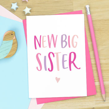 New Big Sister Card, 2 of 3