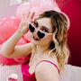 Pink Hen Party Heart Sunglasses, thumbnail 3 of 6