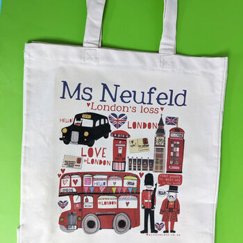 Personalised About London Town Bag, 2 of 12