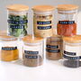 Personalised Storage Jar For Herbs And Spices, thumbnail 1 of 9