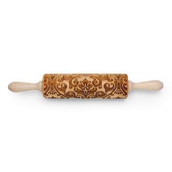Damask Three Embossing Rolling Pin, 2 of 4