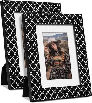 Set Of Two Freestanding/Wall Hanging Photo Frames, 5 of 8