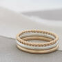 9ct Gold Halo Ring. Stackable Ring, thumbnail 6 of 10