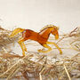 Artisan Glass Horse In Gift Box, thumbnail 1 of 4