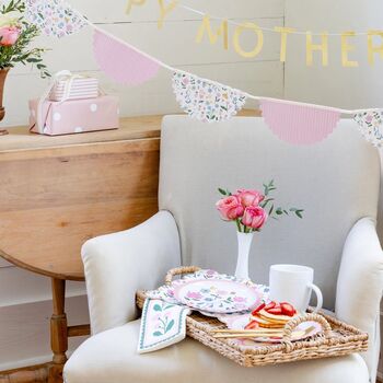 Floral Border Paper Napkins X 24, 2 of 2