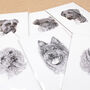 Dog Breed Illustration Unframed A5 Print, thumbnail 1 of 3