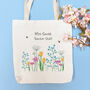 Personalised Teachers Tote Bag, thumbnail 2 of 4