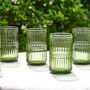 Set Of Four Merida Green Highball Glasses, thumbnail 1 of 6