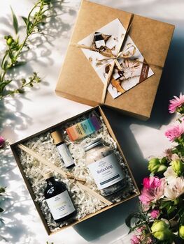 Relaxing Pamper Gift Box Spa Aromatherapy Birthday Gift For Her, 2 of 11