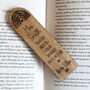 Personalised Teachers Wooden Bookmark Gift Thank You, thumbnail 4 of 10