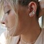 Roller Skate Stud Earrings, Silver Or Gold Plated, thumbnail 4 of 7