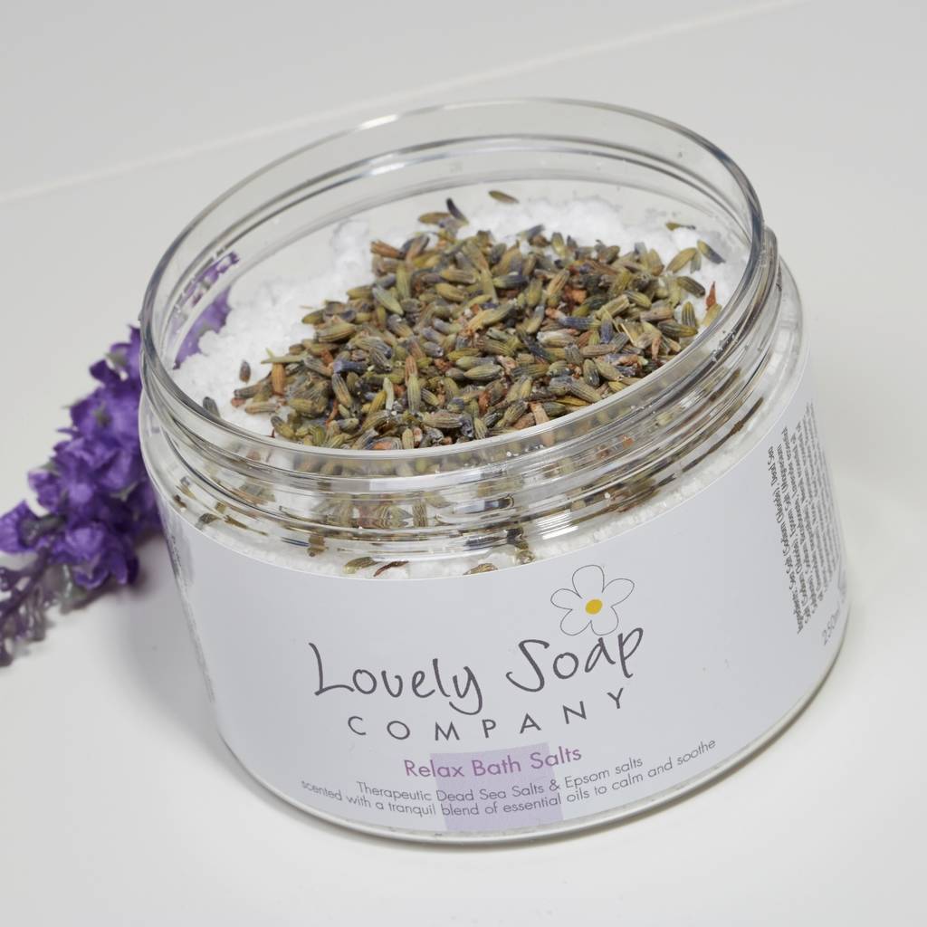 relaxing aromatherapy bath salts by lovely soap company ...