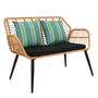 Outdoor Wicker Rattan Chair Patio Furniture Set, thumbnail 2 of 12