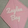 Personalised Pink Hanging Kite Decor Baby Girl Room, thumbnail 2 of 10