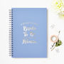Personalised Messages For The Bride Book, thumbnail 1 of 10