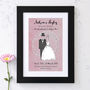 Personalised Wedding Print, thumbnail 1 of 12