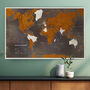 Scratch The World® Black Map Print With Coin, thumbnail 12 of 12