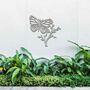 Butterfly On Branch Metal Garden Art Decor Gift Idea, thumbnail 6 of 11