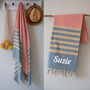 Personalised Beach And Bath Towel, Hen Party Gift, thumbnail 2 of 12
