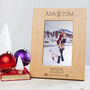 Personalised 'Mr And Mrs' Wedding Photo Frame, thumbnail 3 of 7