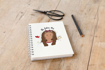 Personalised The Future Bride To Be Planning Notebook, 10 of 11
