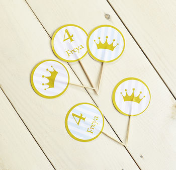Princess Personalised Children's Party Decoration Pack, 5 of 8