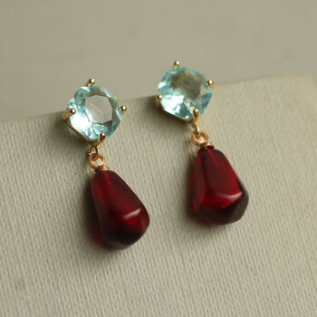 Pomegranate Drop Earrings, 8 of 8