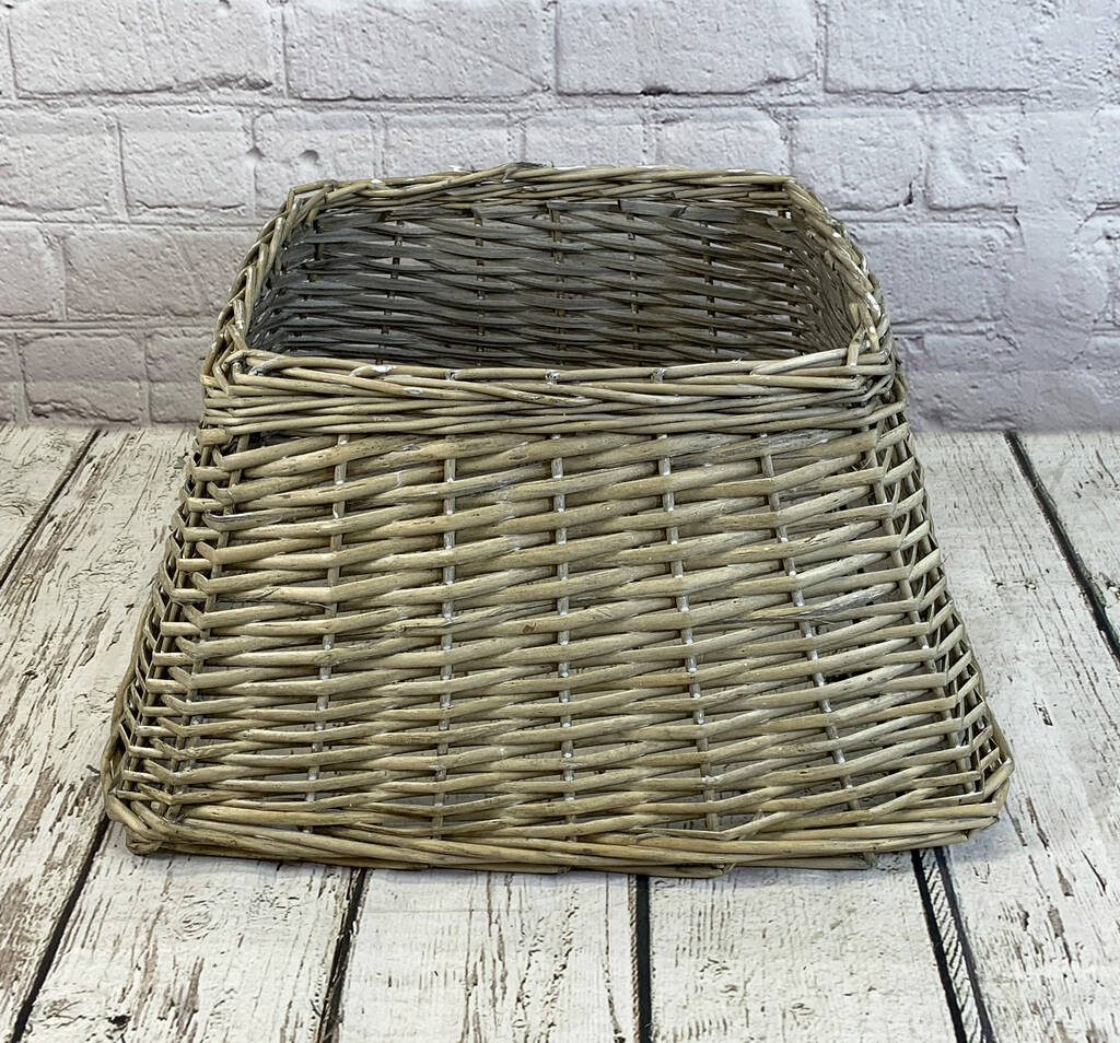 Grey Wicker Christmas Tree Skirt By Garden Selections